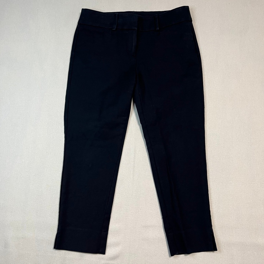LOFT Marisa‎ "The Riviera Pant" Women's Black Cropped Career Pants - Size 2P - Picture 2 of 9